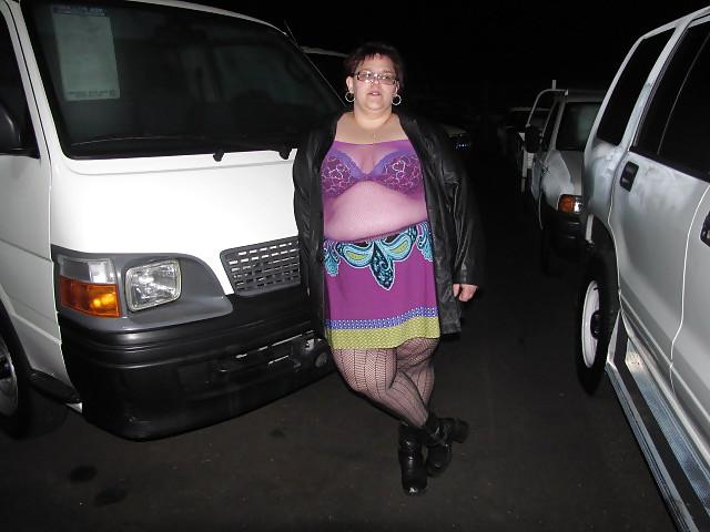 25P Fat Slut In Public Places
