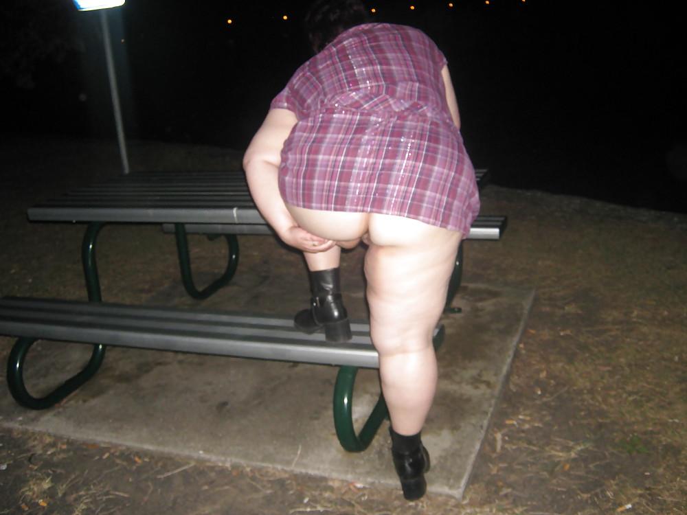 25P Fat Slut In Public Places