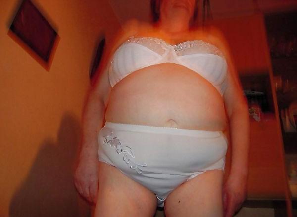 10P Granny in panties