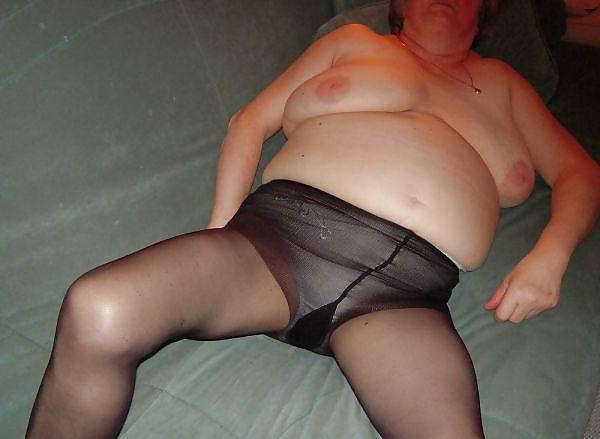 10P Granny in panties