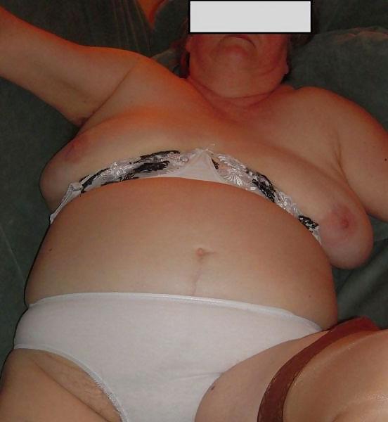 10P Granny in panties