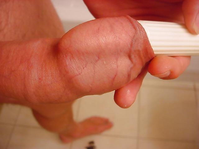 11P Docking a Vibrator Into my Foreskin
