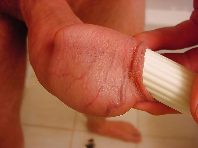 11P Docking a Vibrator Into my Foreskin
