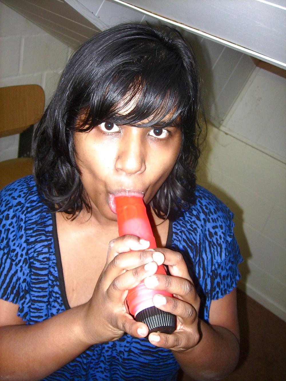 25P My chubby indian GF with stockings and high heels