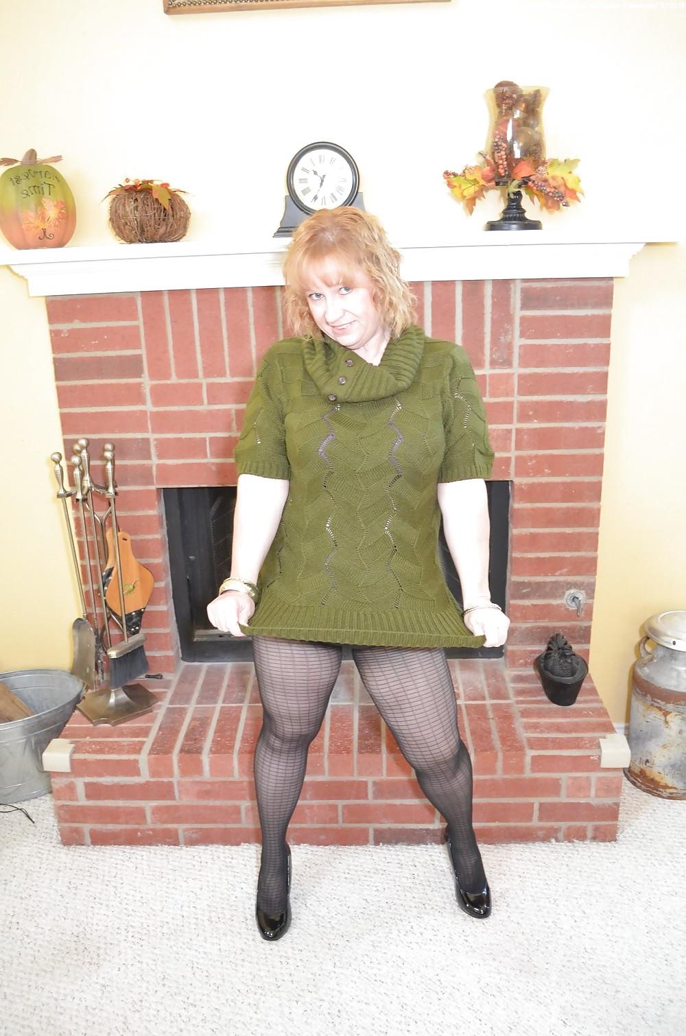 11P Granny tights