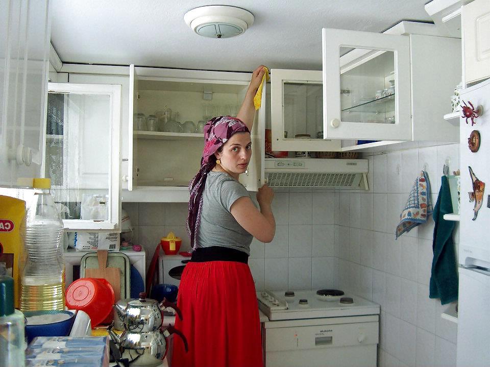 25P Turkish arab turbanli hijab karisik