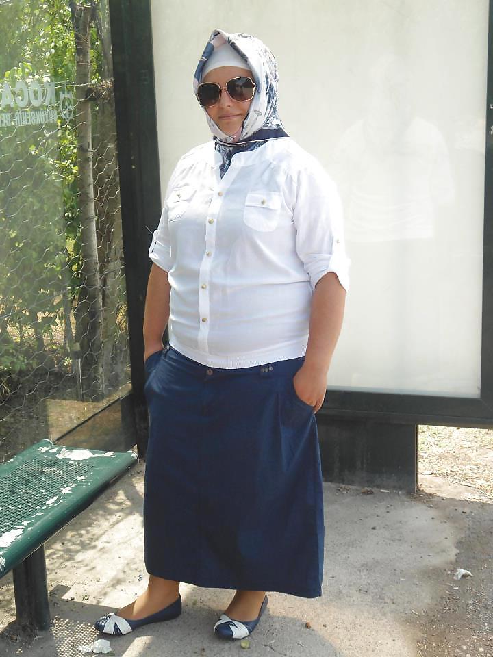 25P Turkish arab turbanli hijab karisik