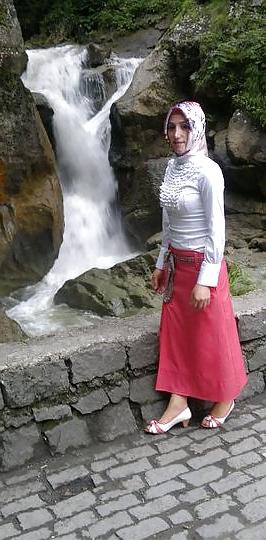 25P Turkish arab turbanli hijab karisik
