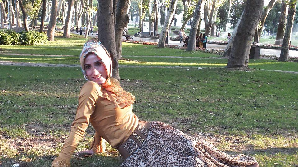 25P Turkish arab turbanli hijab karisik