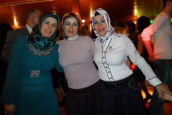 25P Turkish arab turbanli hijab karisik
