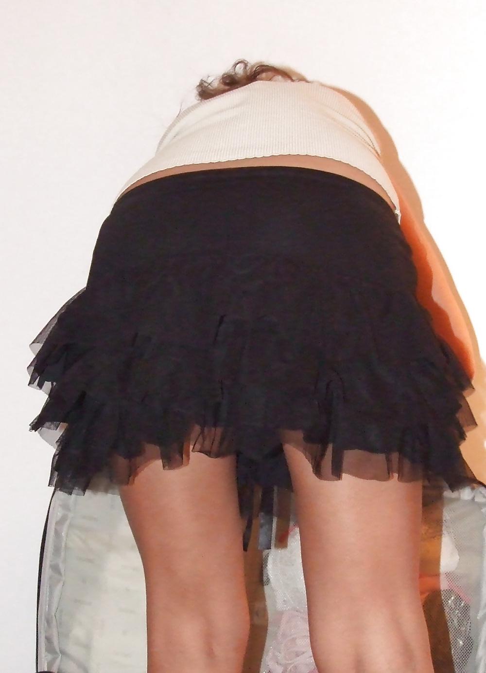 15P Ashleyslut nopanty upskirt