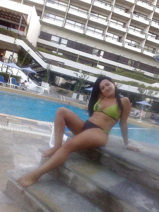 8P Greek bikini girls