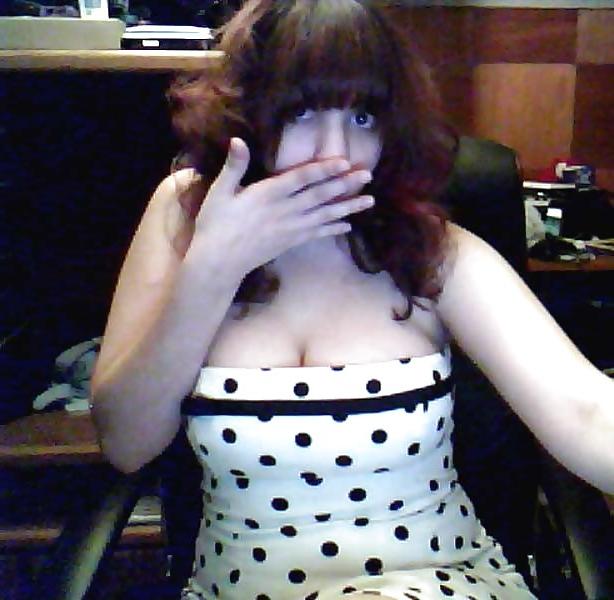 12P Chubby geek teen with big boobs