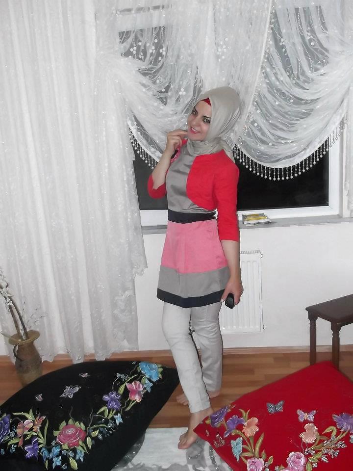 17P Turkish hijab arab turbanli asian kiz
