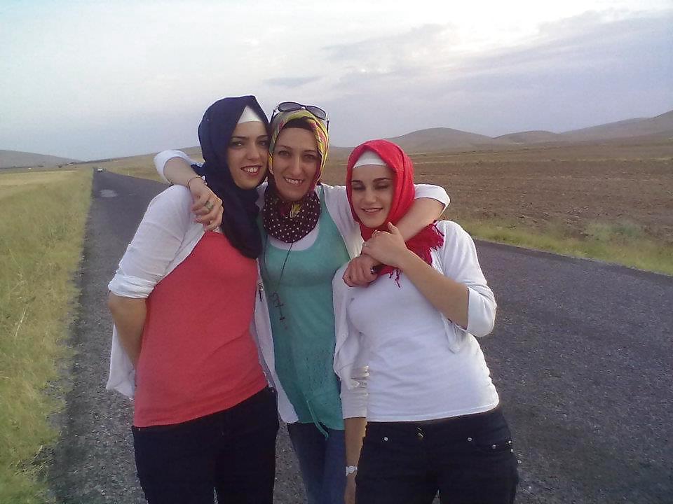 17P Turkish hijab arab turbanli asian kiz
