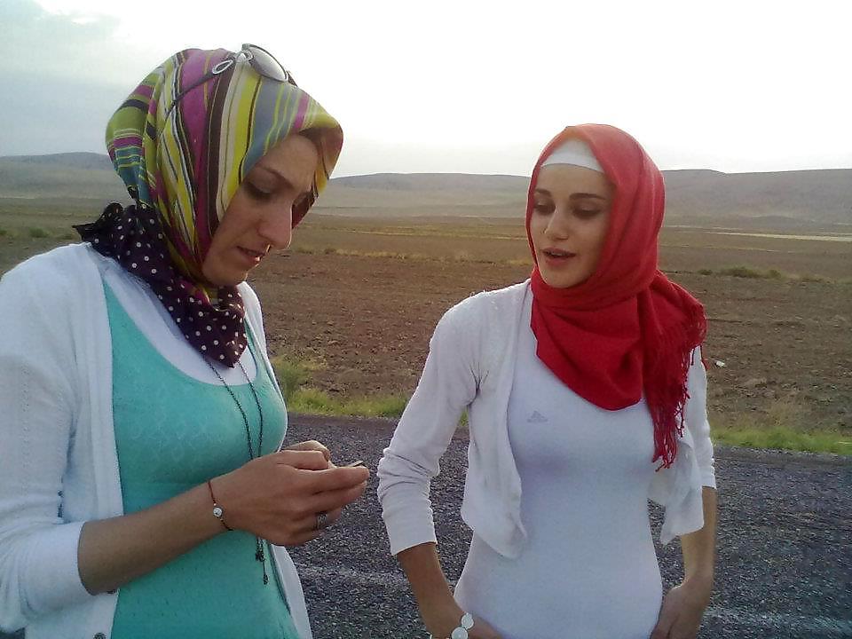 17P Turkish hijab arab turbanli asian kiz