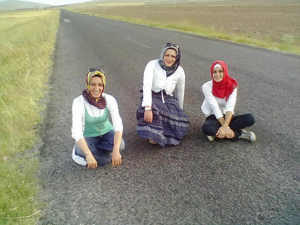 17P Turkish hijab arab turbanli asian kiz