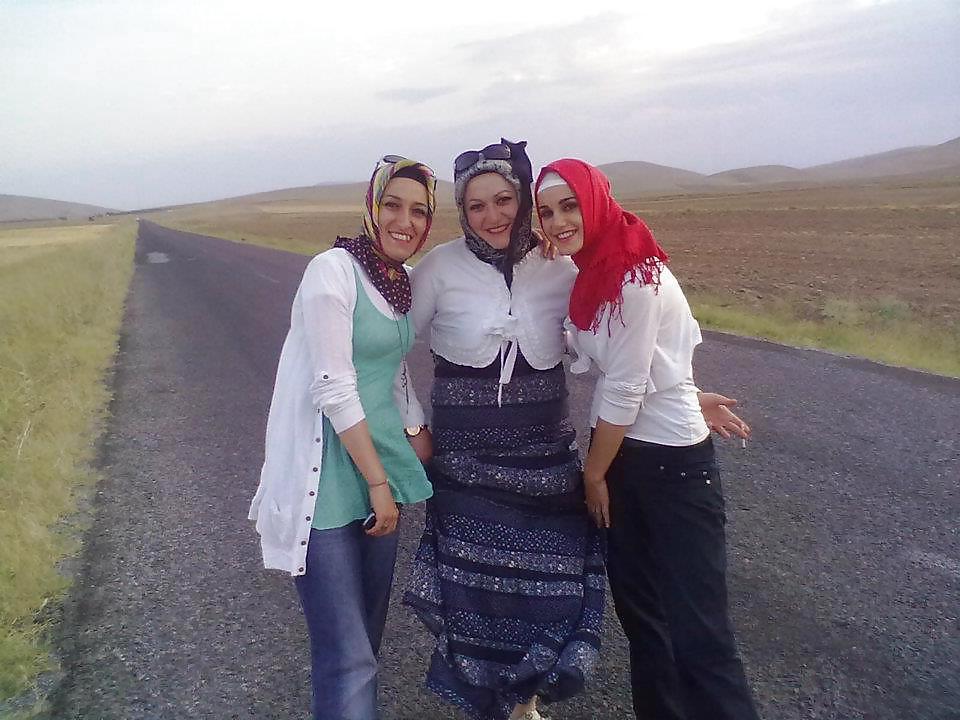 17P Turkish hijab arab turbanli asian kiz