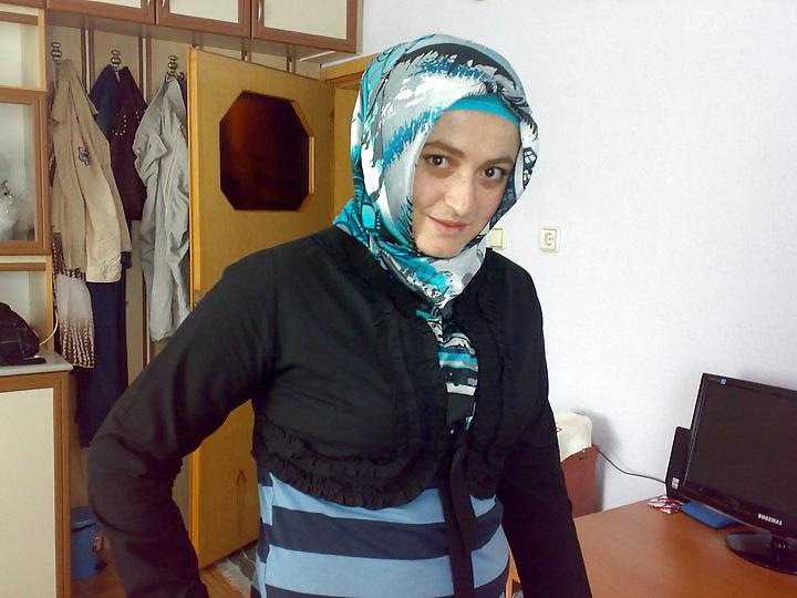 17P Turkish hijab arab turbanli asian kiz