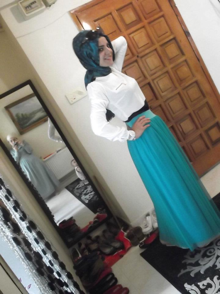 17P Turkish hijab arab turbanli asian kiz