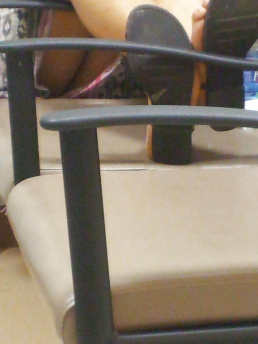 7P Cute Black Girl in Waiting Room