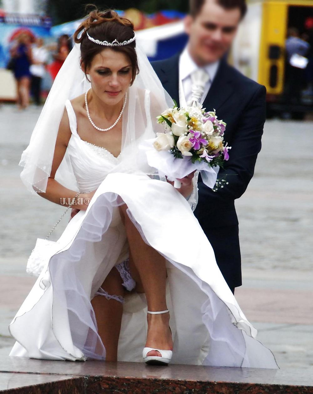 5P Brides. Upskirt