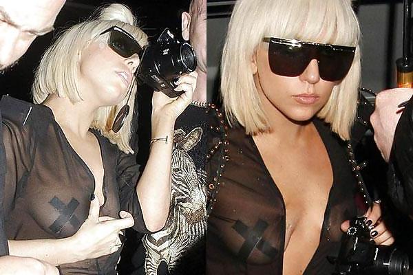25P Lady Gaga Tits