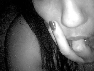 9P Hot chubby ex girlfriend sucking fingers and rubbing 