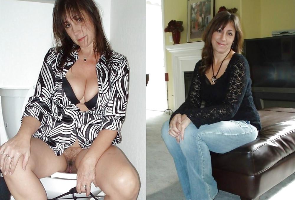 13P Clothed-unclothed mature