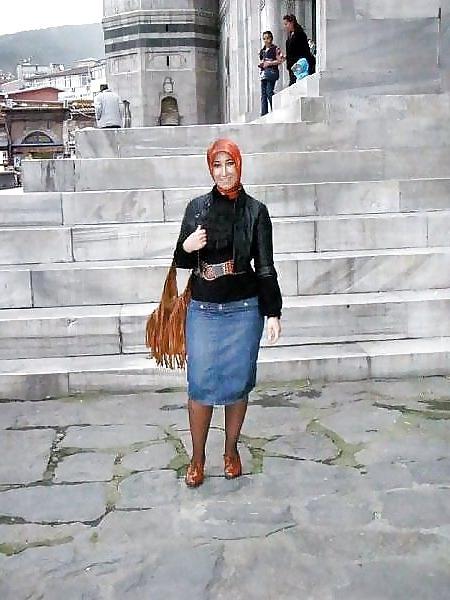 10P Turkish arab turbanli hijab russian