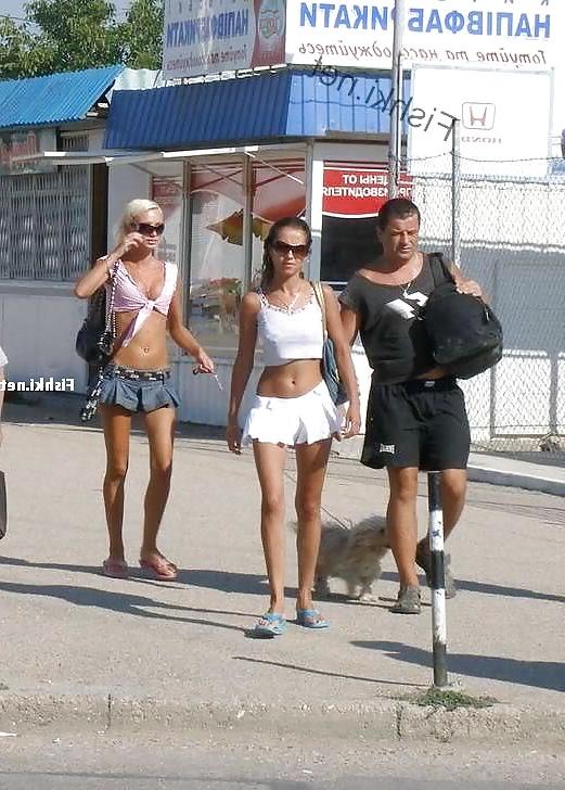 20P Russian sexy street girls