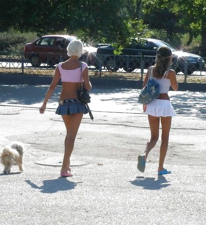 20P Russian sexy street girls