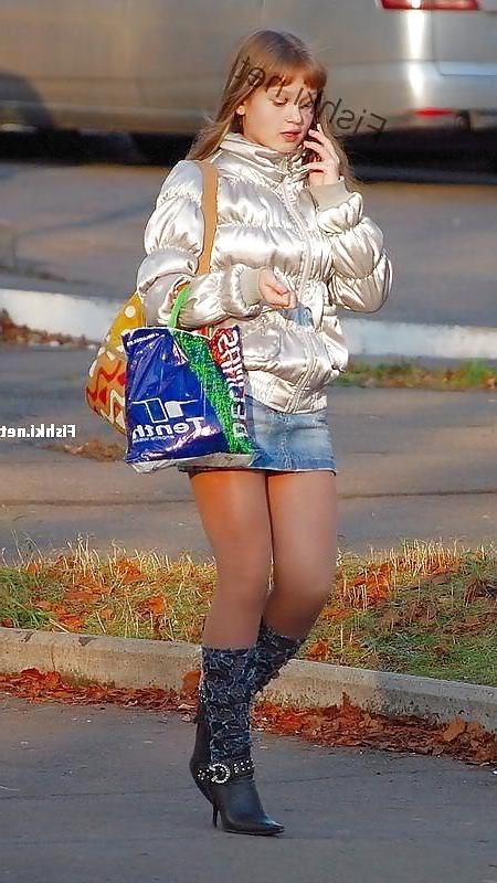 20P Russian sexy street girls