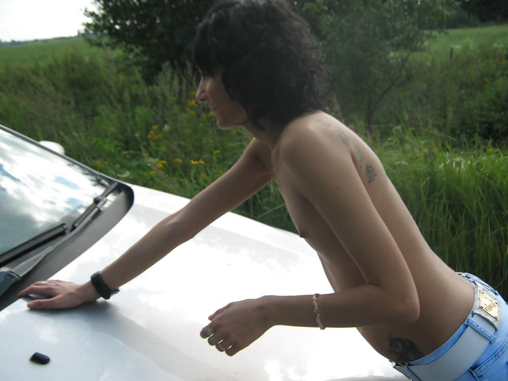 25P Russian girl (Ksenia) with no tits