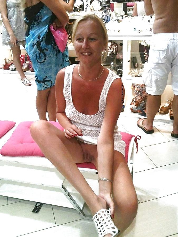 15P Wives Upskirt And Showing Pussy