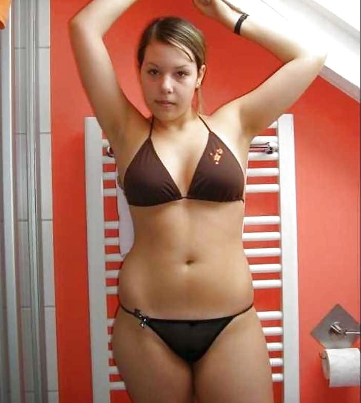 25P Swimsuit bikini bra bbw mature dressed teen big tits - 75
