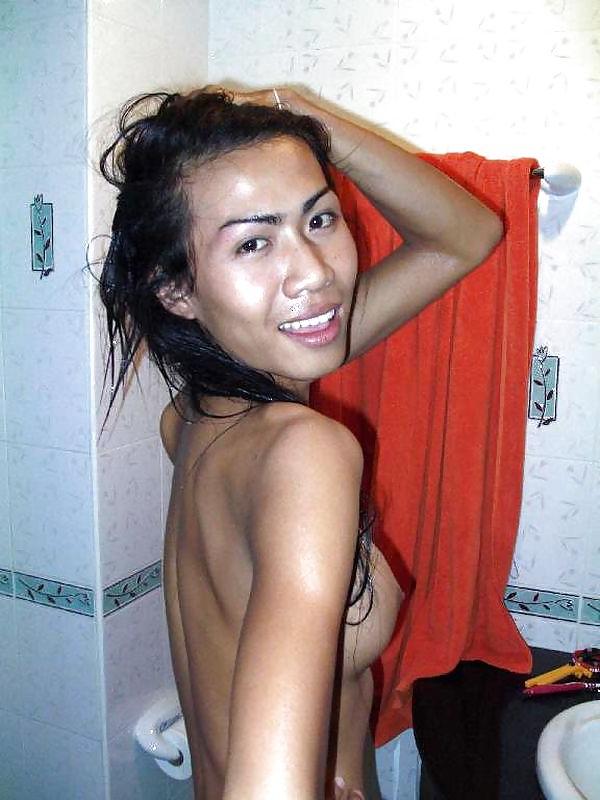 21P Nun - Thai Ladyboy with long cock and tits