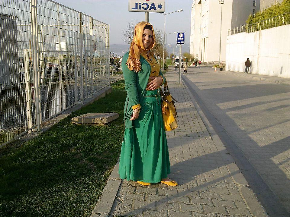 21P Turkish arab hijab turbanli kapali yeniler