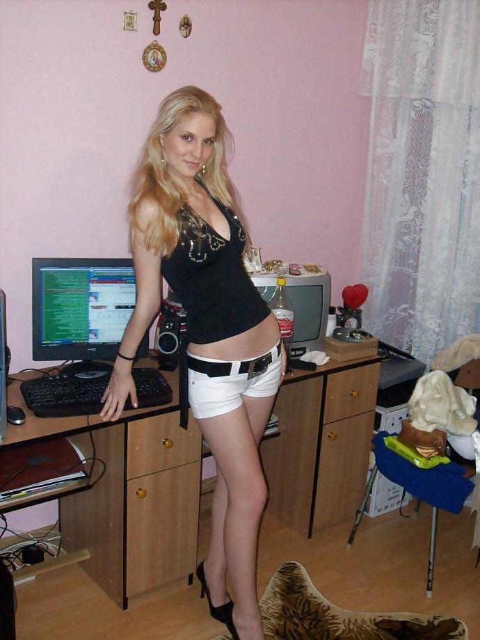 12P Blonde posing  non nude