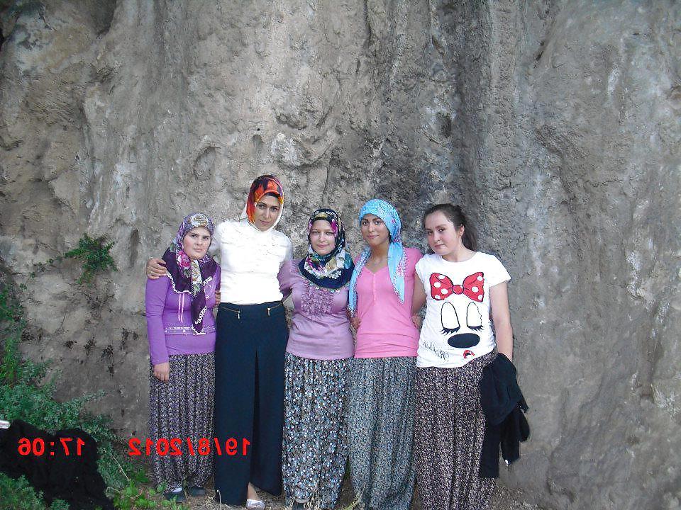 25P Turkish arab turbanli hijab 4