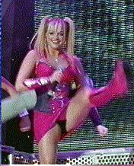 15P All 5 spice girls upskirt