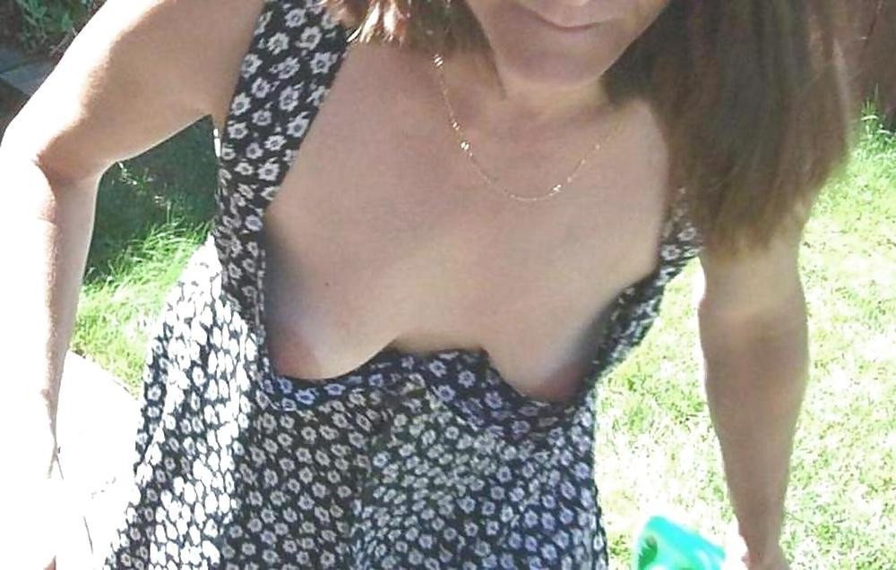 25P Down blouse both nips showing 3