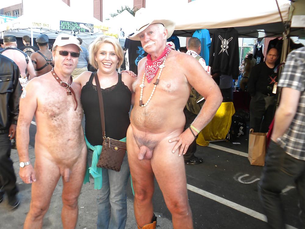 24P Clothed women with naked men.