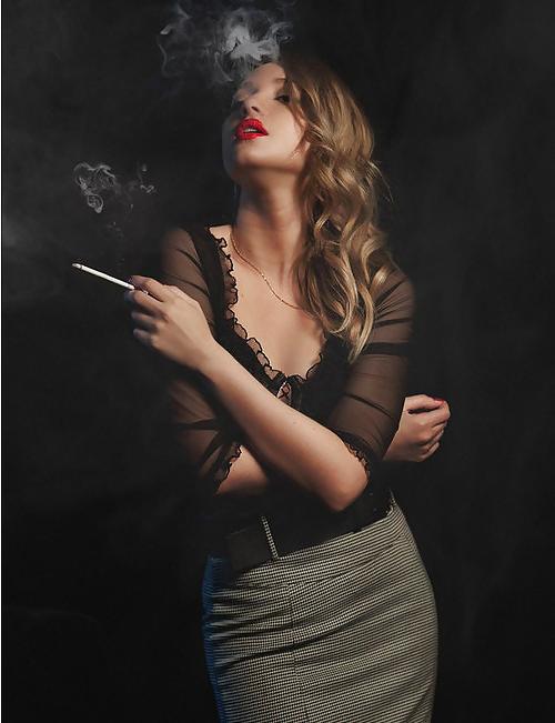25P Girls smoking cigarettes. Up in smoke!