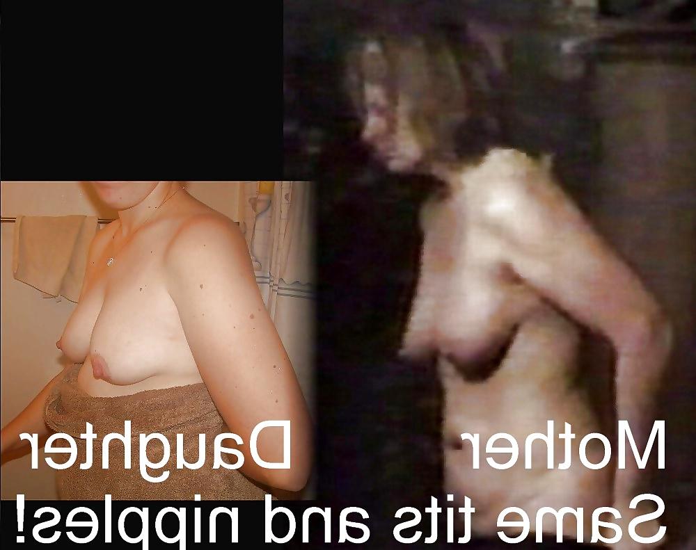12P Mother in law. Her daughter has the same tits and nipples?