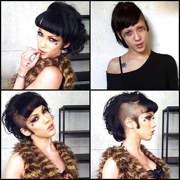 25P Pornstars before and after their makeup