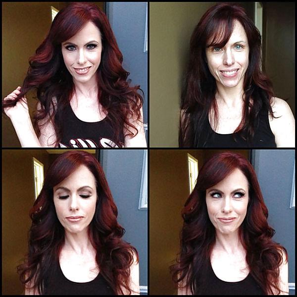 25P Pornstars before and after their makeup