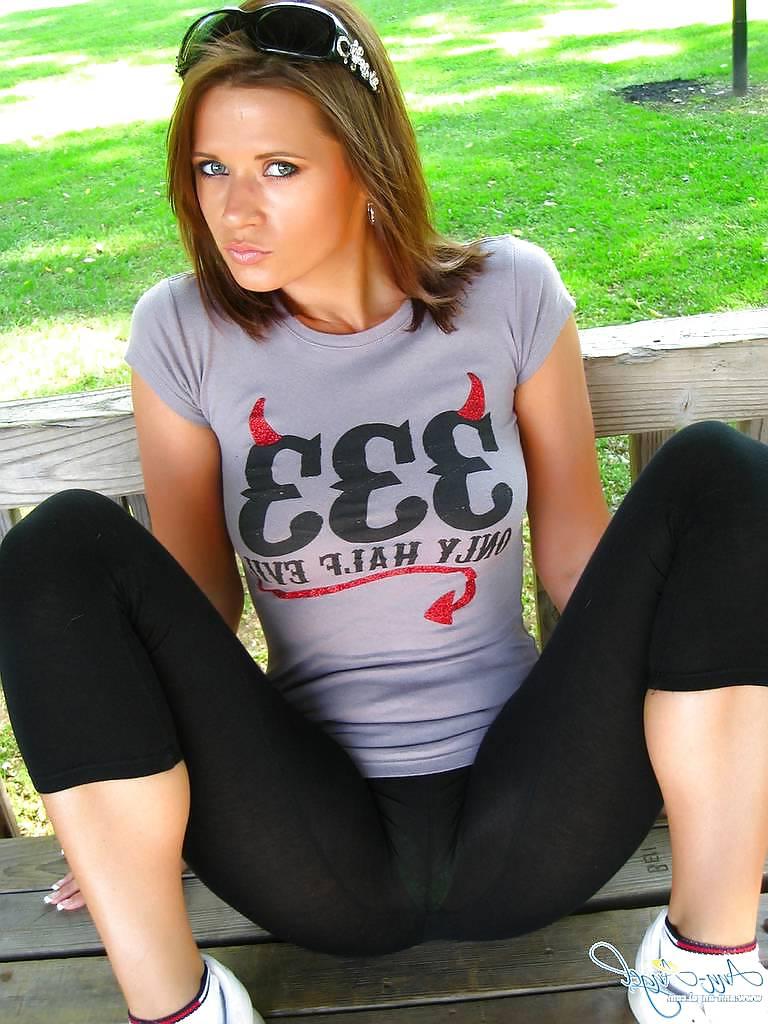 25P Ich liebe es - Leggings Lycra Spandex -3-