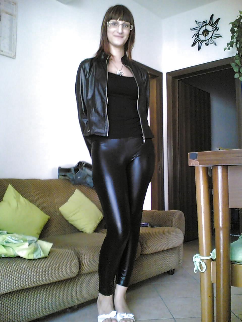 25P Ich liebe es - Leggings Lycra Spandex -3-
