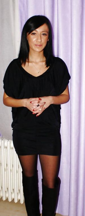25P Turkish Girl in Black Pantyhose